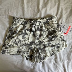 New athleta girl grey tie dye shorts
